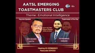 1st Meeting of TM Year 2024/25 of AATSL Emerging Toastmasters Club - 