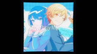 @Miyo_editzz &mdash; HAPPY (LATE) BDAY+cc ain&rsquo;t working properly so the text looks out of place/#HARUKASA
