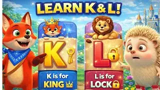 Kingdom of K & L: A Royal Rescue! 👑🔤 Learn Alphabet K & L with Finn & Pip