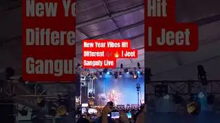 New Year Vibes Hit Different 🎶🔥 | Jeet Ganguly Live #viralvideo #concert #live #song #music #shorts
