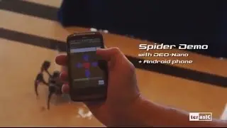 Spider robot demo with DE0-Nano & Android phone!