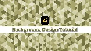 Create an Abstract background Triangle with Random color in Illustrator