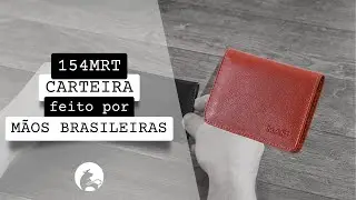 Carteira Couro M.ART 154 - Feito por m&atilde;os brasileiras