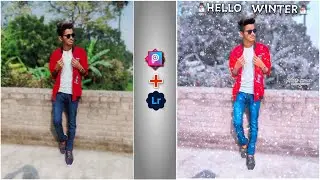 Lightroom+Picsart new creative winter photo Editing Tutorial// Razz suman photography