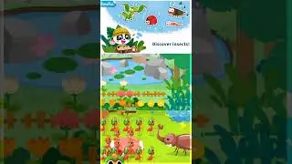 Red Bug Catching Time in Garden | #shorts #chuchutv