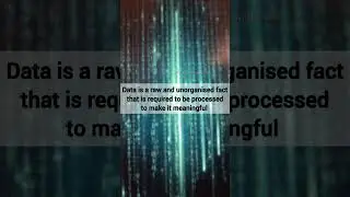 What is Data?     #shorts #data #datascience #machinelearning #artificialintelligence