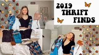 TOP 10 THRIFT FINDS OF 2019! super cute and trendy thrift finds/ TRY ON|ANABELLA RAE