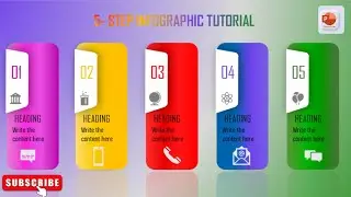 Ppt 33 6-Step infographic tutorial | Creative Ppt|Ppt Tutorial|Create Stunning Presentations 