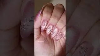 Pink Cat Eye Nail Art