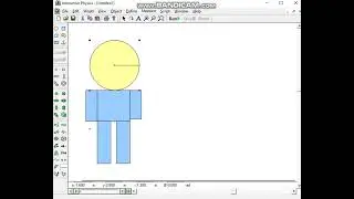 Attempting To Make A Ragdoll In Interactive Physics
