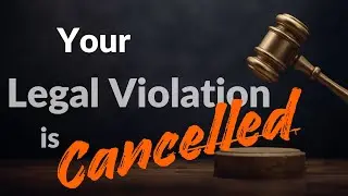 Your Legal Violation is Cancelled! #faith #freedom #newcreation