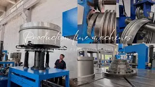 The  Forming, Re-rolling, Trimming and Expanding process of metal bellow expansion joint compensator