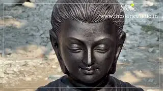 2.5 feet Buddha Stone Statue, www.thestonestudio.in