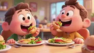 Lunchtime Rhyme | Fun Mealtime Song for Kids &ndash; The Jingle Station