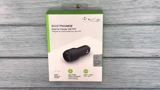 Belkin BoostCharge Dual car charger  Model #CCB004 37W شاحي بيلكن للسيارة