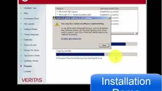 Veritas Backup Exec16 Installation First Look