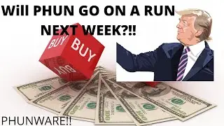 PHUN STOCK CHART UPDATE!! QUICK TECHNICAL UPDATE ON PHUNWARE STOCK!!