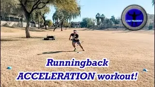 Runningback Acceleration Workout | Speed and Agility Drills for Football