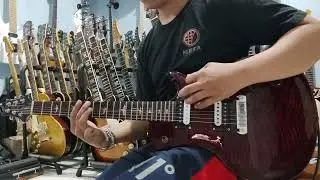 Sound Review...!!! Gitar PRS Paul Reed Smith 245 Scarlet Red Copy High Quality