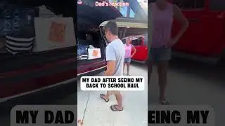 Our dads reaction to our shopping#tiktok #fyp #funny #usa #foryou