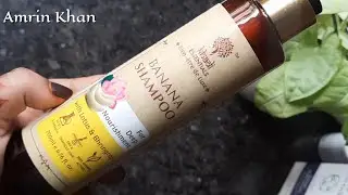Khadi Essentials Banana Shampoo for Deep Nourishment #amrinkhan