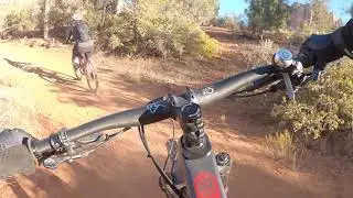 Easiest trail in Sedona for Mountain Biking. Tons of fun!  Bell Rock Pathway - Sedona, AZ