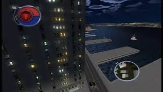 Spiderman running in the air glitch