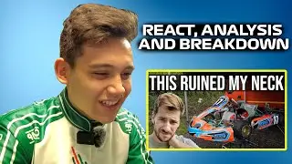 Pro Kart Racer Reacts to Jimmy Broadbent driving Race Kart