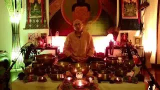 Pratica del mattino con le campane tibetane