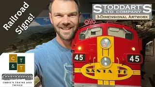 Railroad Train Wall Art: Stoddart's Signs
