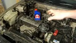 How to use STP oil treatment in car or pickup truck engine or motor