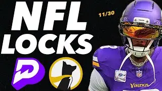 PRIZEPICKS NFL SUNDAY 11/30/25 - 4 FREE PICKS!!!  (6-2 NFL RUN!!!) - BEST PLAYER PROPS - NFL TODAY