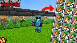 Best carrot farm in my  hardcore world 🤯