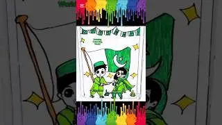 Happy independence#shorts #pakistanday #pakistanzindabad#ytshorts #azadisketch