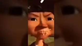 Aldar Kose cartoon kid/boy thinking Fortinaiti ila Babaji meme #meme #tiktok #kids