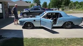 Testing nitrous system through the motor.