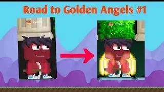 Road to Golden Angel Wings #1 | Growtopia | Kyreax