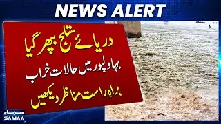 Flash Flood in Punjab Live Update | Exclusive from Sutlej River | High Alert