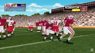NCAA Football 2001 - PS1 Gameplay (4K60fps)