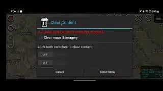 ATAK-Civ Tutorial B10: Clear Contents Tool