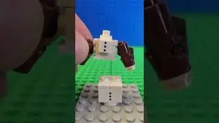 LEGO Minecraft Snow Golem Minifigure #lego #minifigures #minecraft