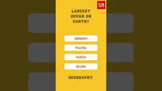 Largest ocean on Earth?#gk #shorts #webxspace