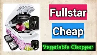 Vegetable Chopper Spiralizer Vegetable Slicer with ContainerSlicer Dicer Cutter -4 Blades | Abbas TV