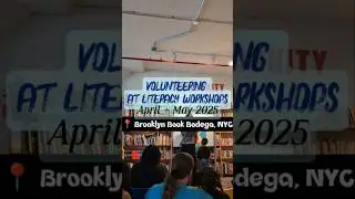 Literacy Workshops |📍Brooklyn Book Bodega, NYC #volunteering #nyclife #literacy #brooklyn #books