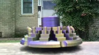 Animated Color Changing Slinkies On Stairs Zoetrope Fidget Spinner