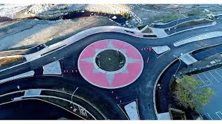 Qualicum Beach Roundabout - Drone Aerial Construction Progress
