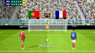 Ronaldo vs Mbappe | France vs Portugal Penalty Shootout | eFootball