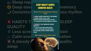 Sleep Quality Shapes Cognitive Health