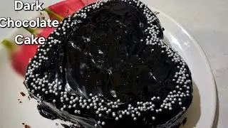 Eggless Moist Chocolate Cake Recipe | No Oven Chocolate Cake with Silky Chocolate Ganache Frosting
