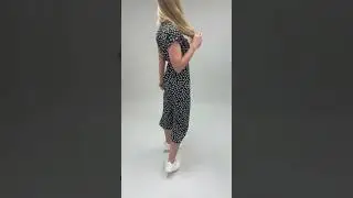 Mela Black Daisy Print Jumpsuit